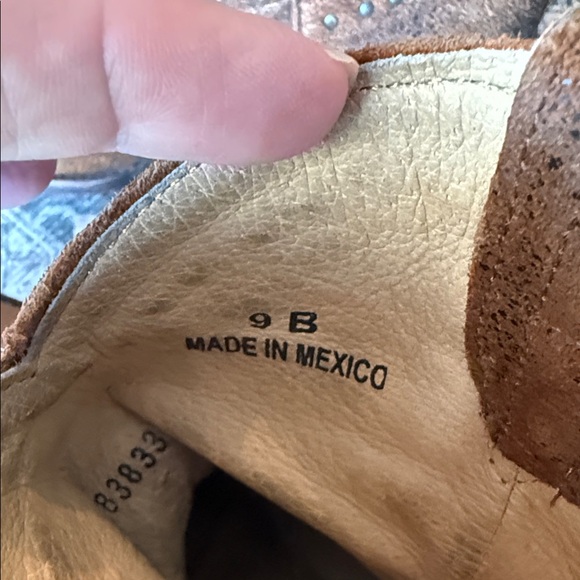 Idyllwind Distressed Suede Studded Cowboy Boots - Picture 7 of 11